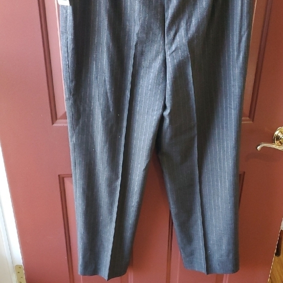 Charter Club Black and Gray Boot Cut Flare Pants Katherine Fit Size 12 - Picture 8 of 10